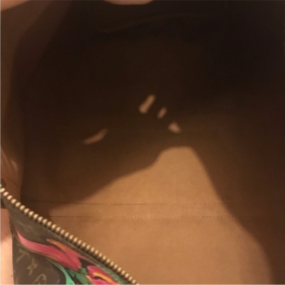 Auth Louis Vuitton vintage Keepall 50 custom painted ! - Picture 3 of 8